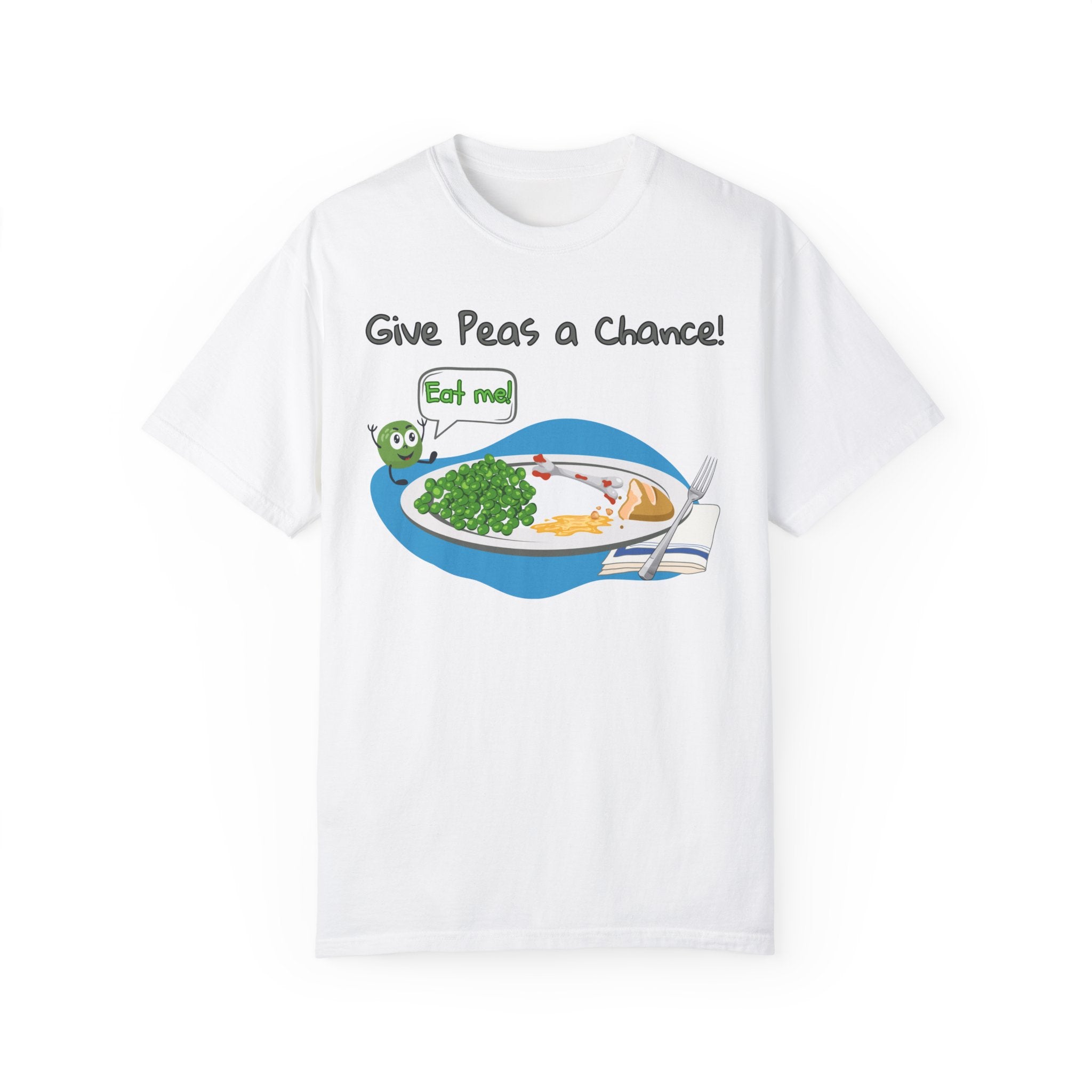 Give Peas a Chance! Comfort Colors Unisex Garment-Dyed T-shirt