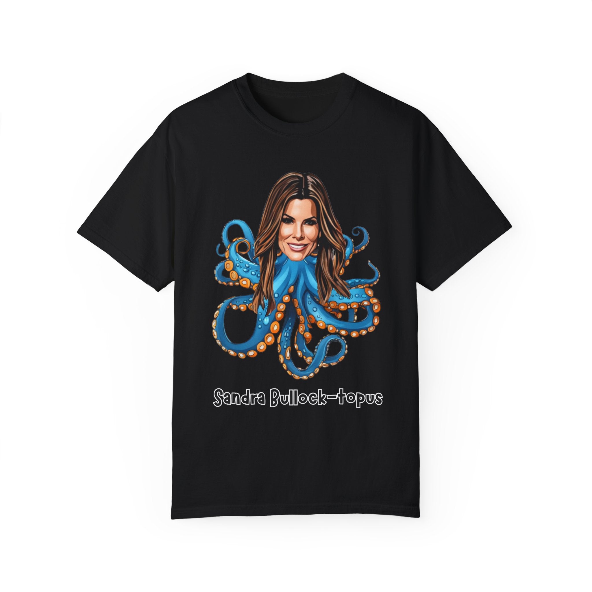 Sandra Bullock-topus Comfort Colors Unisex Garment-Dyed T-shirt